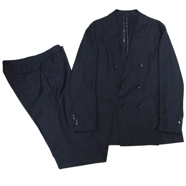 ETRO エトロ 最高級 美品 ピンストライプ スーツ ダブル セットアップ