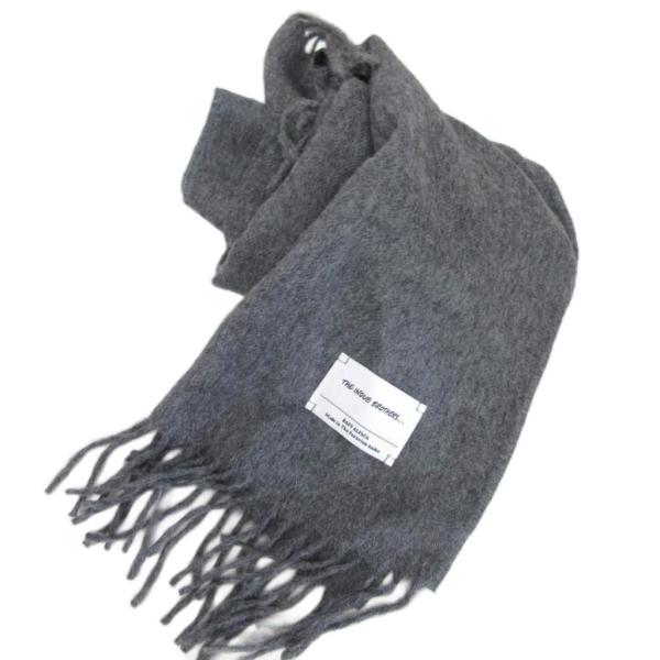 美品THE INOUE BROTHERS ザイノウエブラザーズ　アルパカマフラー イノウエブラザーズ THE INOUE BROTHERS 極美品 ベビーアルパカ