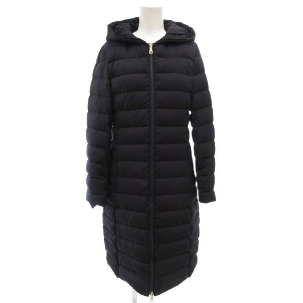 極美品✨ユナイテッドアローズ フーデットダウンコート フォックスファー 36 紺 美品✨ユナイテッドアローズ フーデットダウンコート フォックスファー