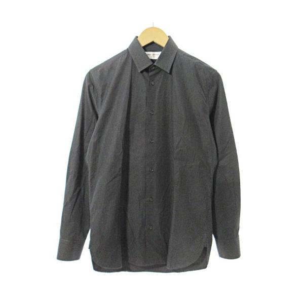 【中古】サンローラン パリ SAINT LAURENT PARIS 2021 シャツ 長袖 36 黒 ブラック 1104 ■MNK2 メンズ サンローラン パリ SAINT LAURENT PARIS 2021 シャツ 長袖 36 黒