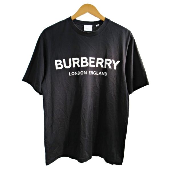 BURBERRY Tシャツ　ロゴ　ブラック Burberry バーバリー ロゴ Tシャツ | ブラック | FARFETCH JP