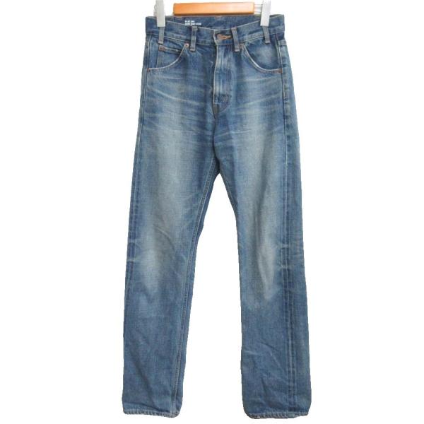 【中古】セリーヌ CELINE エディスリマン ジップフライ デニム ジーンズ N458 945F 07UW セルビッジ インディゴ 26 CELINE（セリーヌ） エディスリマン ジップフライ デニム パンツ