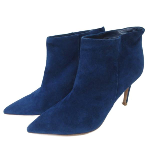 未使用品 ジャンヴィトロッシ 極美品 新ロゴ スエード ショートブーツ