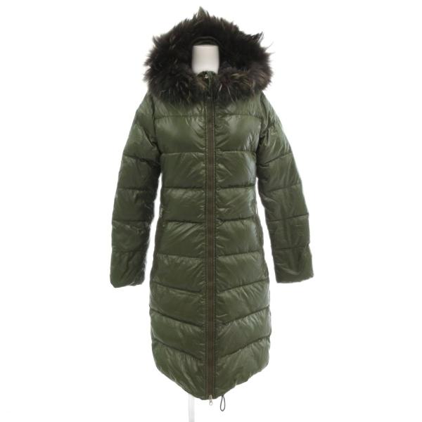 【美品】DUVETICA　Alia　ロング　ダウンコート　カーキー　サイズ40 美品】DUVETICA Alia ロング ダウンコート カーキー サイズ40 - メルカリ