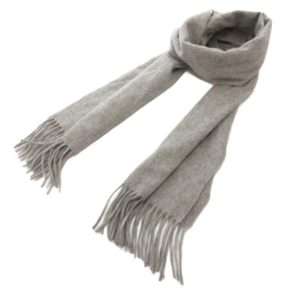 アクアスキュータム AQUASCUTUM マフラー ストール カシミヤ フリンジ