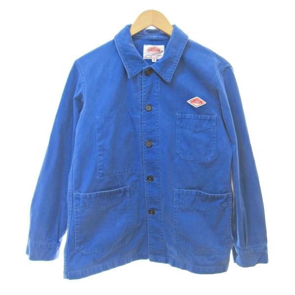 38 DANTON ダントン デニムカバーオール BEAUTY&YOUTH ダントン DANTON カバーオール ワークジャケット ブルゾン 38 青