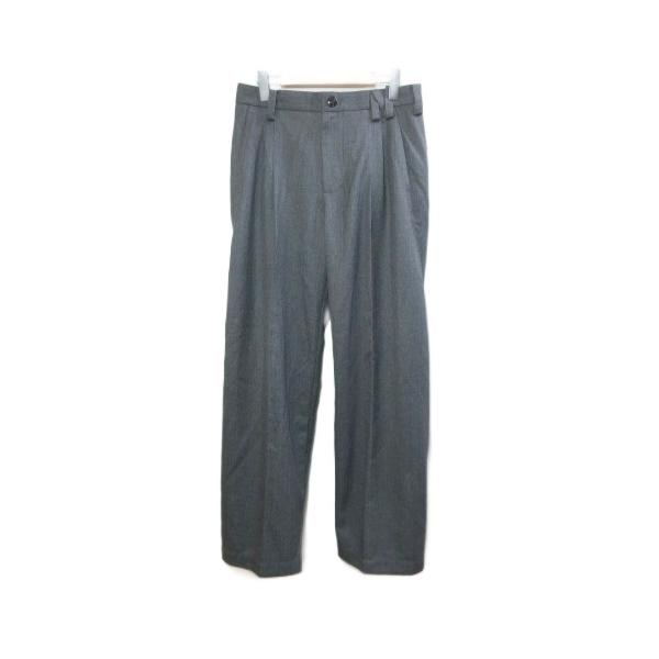美品 25SS完売 FOLL リネントラウザー グレー 2 NULLS ヌルス 美品 25AW QUILL PEN TAILORED TROUSER スラックス