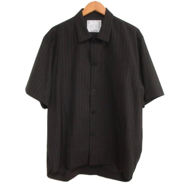 未使用品 サカイ sacai 極美品 26SS Chalk Stripe Shirt チョーク