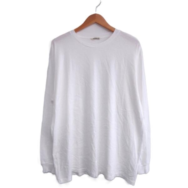 オーラリー AURALEE LUSTER PLAITING L/S TEE Tシャツ ピマコットン