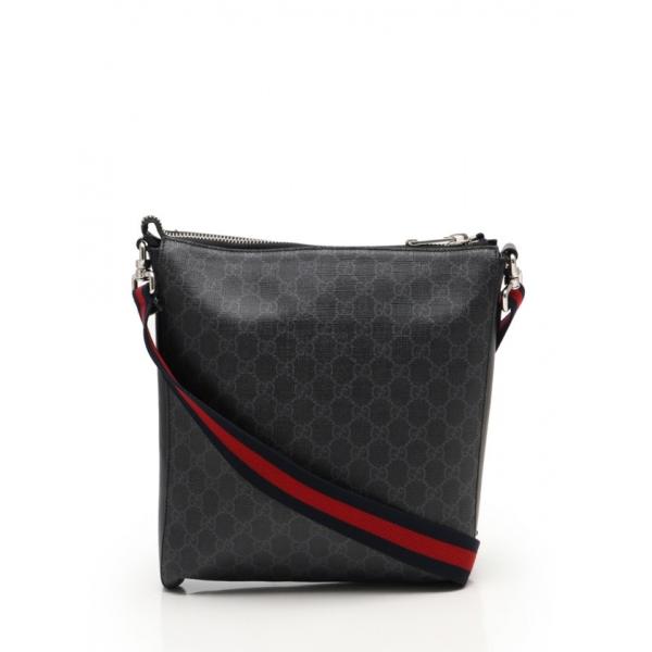グッチ Gucci ショルダーバッグ Ggスプリーム メッセンジャーバッグ 黒