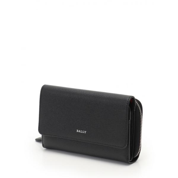 二つ折り財布 バリー レザー ファッション レディース 二つ折り財布 ベクトル 二つ折り財布 小物 古着 黒 Bally 中古 114 ブランド古着販売のベクトル