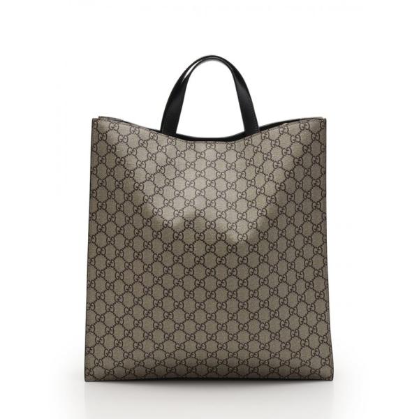 Download 【中古】グッチ GUCCI トートバッグ ショルダーバッグ GGスプリーム スネーク ベージュ 黒 450950 ...