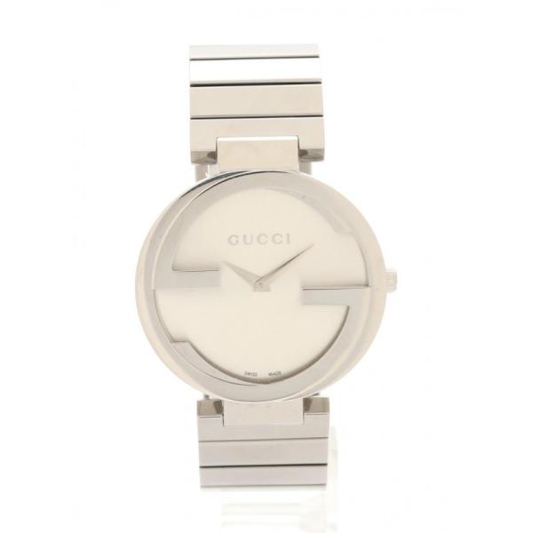 中古 古着 グッチ ファッション Gucci 腕時計 レディース クオーツ インターロッキング シルバー 腕時計 133 3 Ya Ss シルバー文字盤 レディース ベクトル 古着 114 ブランド古着販売のベクトル
