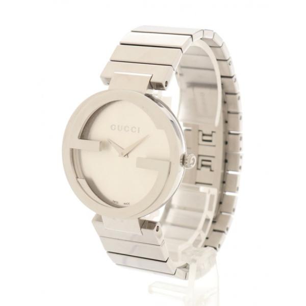 中古 古着 グッチ ファッション Gucci 腕時計 レディース クオーツ インターロッキング シルバー 腕時計 133 3 Ya Ss シルバー文字盤 レディース ベクトル 古着 114 ブランド古着販売のベクトル
