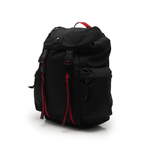 中古 グッチ バックパック レディース Gucci リュック バックパック 古着 黒 テクノキャンバス レザー メンズ レディース ベクトル 古着 114 ブランド古着販売のベクトル