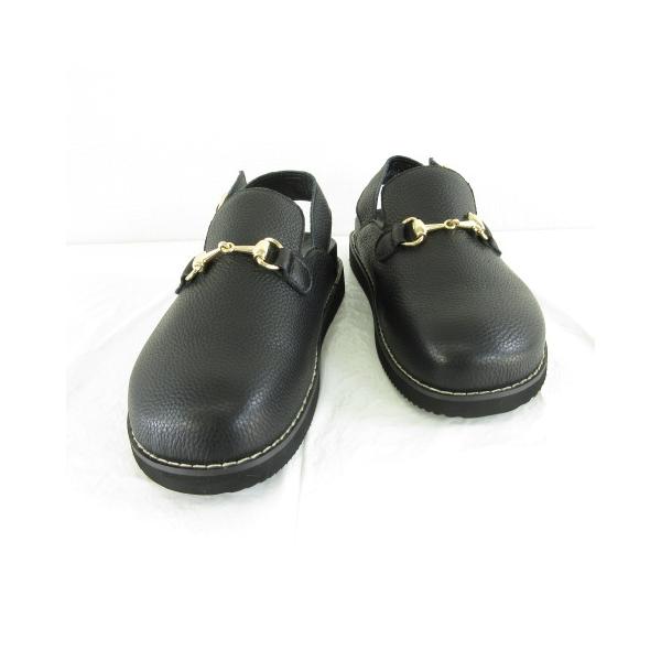 【中古】ハク スーパーハッカ H.A.K ビットサボ サンダル 黒 38 *T465 レディース vectorpremium_117-202306060267