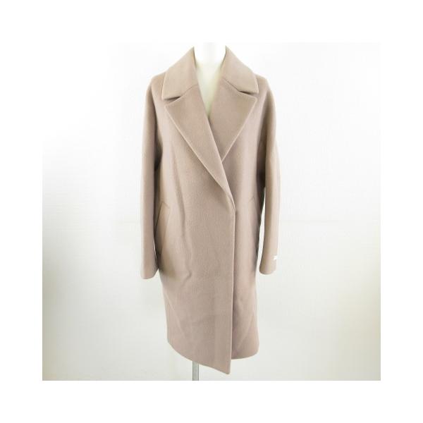 【美品】リヴドロワ スプリングロングコート ベージュ センターホック 美品】リヴドロワ スプリングロングコート ベージュ センターホック
