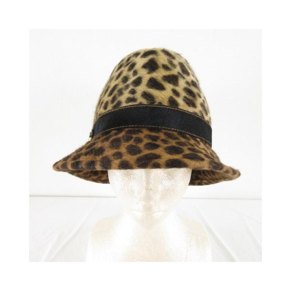 ローラハッツ Lola HATS 中折れ帽 ハット 帽子 ヒョウ柄 レオパード 毛 