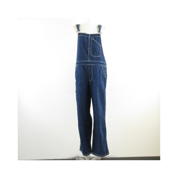 パーリッシィ PAR ICI オーバーオール サロペット デニム ロング 紺 F