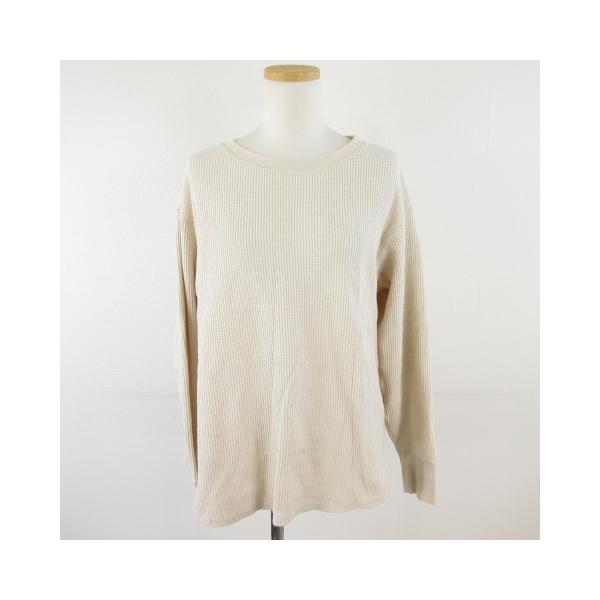 週末限定値下新品未使用Bristol ワッフル長袖カットソー UNIQLO（ユニクロ）の「ワッフルクルーネックT（長袖）（Tシャツ