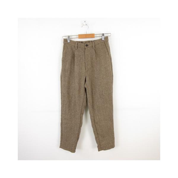 キャスパー ジョン Casper John テーパードパンツ ロング ヘリンボーン  