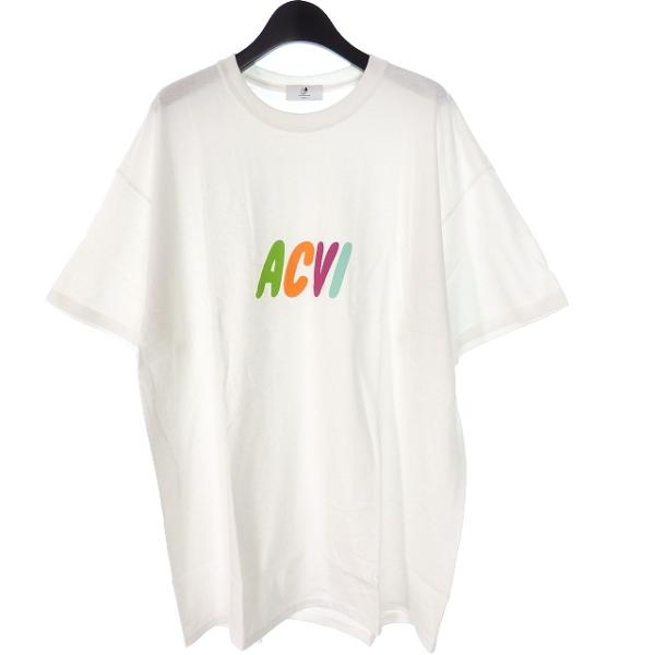 未使用品 アクビ ACVI SALU ロゴプリント オーバーサイズ Tシャツ カットソー 半袖 L ホワイト 白 AC-20S-ST0002 メンズ  :118-202207150505:ブランド古着販売のベクトル - 通販 - Yahoo!ショッピング