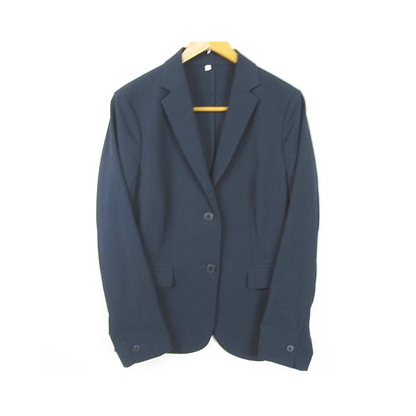 無印良品 良品計画 MUJI テーラード 2B ジャケット L ネイビー