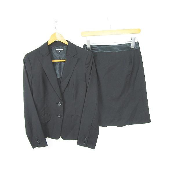ボナジョルナータ BUONA GIORNATA セットアップ スーツ ジャケット スカート 膝丈 毛 M S ブラック kz11374 レディース【ブランド】ボナジョルナータ BUONA GIORNATA【表記サイズ】ジャケットMスカートS...
