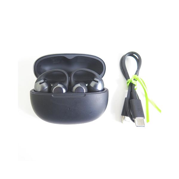 ［美品］OPENDOTS ONE ワイヤレスイヤホン 完品 Shokz OpenDots ONE イヤーカフ型 ワイヤレスイヤホン ブラック