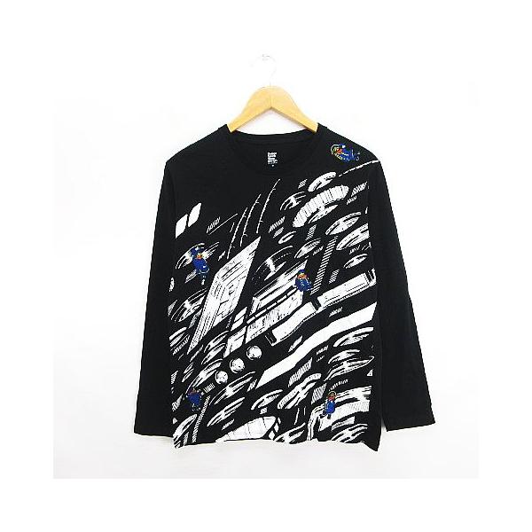 グラニフ graniph Tシャツ カットソー 長袖 クルーネック 松本零士