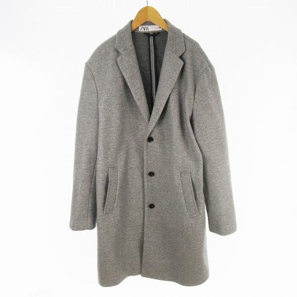 ザラ【XL】チェスターコート メンズ 4WAY COAT 近年モデル 現行タグ ザラ【XL】チェスターコート メンズ 4WAY COAT 近年モデル 現行