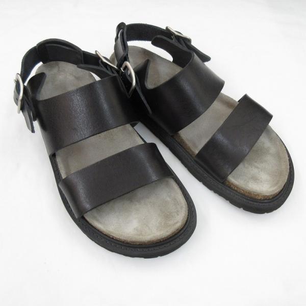 【中古】エンダースキーマ Hender Scheme 現行 サンダル カメレオンスライド ストラップ wt-rs-chs レザー 黒 ブラック 4 エンダースキーマ Hender Scheme 現行 サンダル chameleon slide