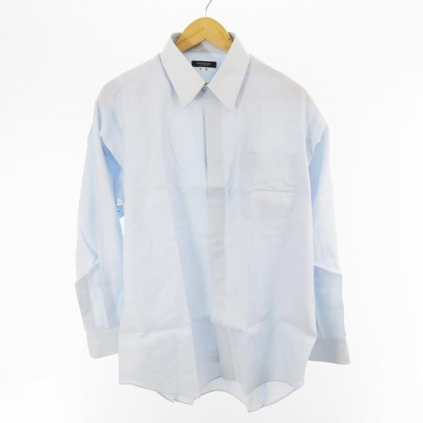 バーバリー ロンドン BURBERRY LONDON ワイシャツ 長袖 ストライプ 青