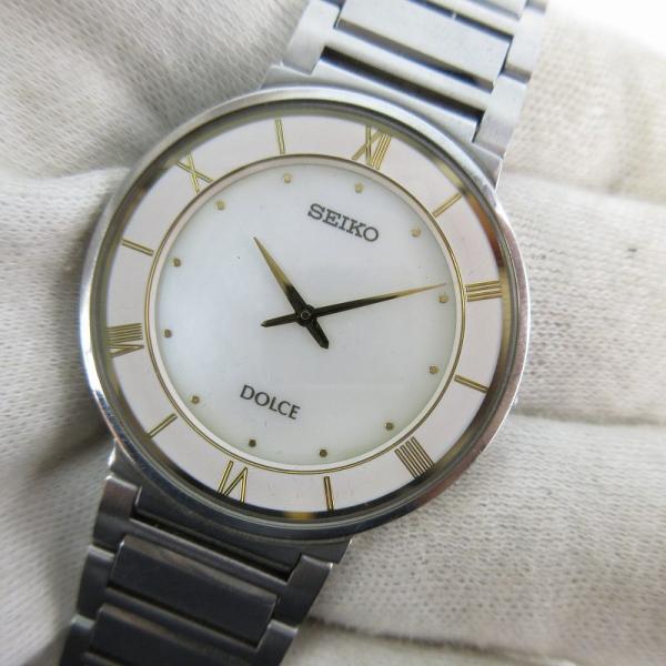 セイコー SEIKO 腕時計 ドルチェ DOLCE 4J40-0AD0 シェル文字盤