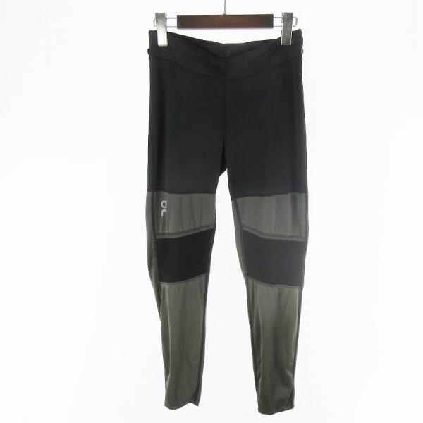 ON オン TIGHTS LONG ランニングタイツ レギンス スパッツ ロング ブラック 黒 グリーン 緑 S ボトムス メンズ