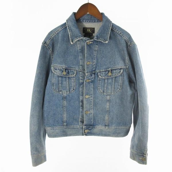 RRL ブルゾン(ネイビー) ダブルアールエル RRL REVERSIBLE SOUVENIR JACKET リバーシブル