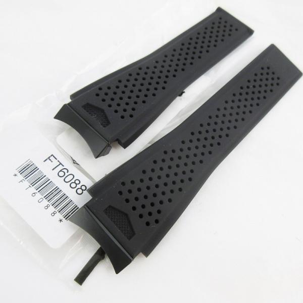 TAG Heuer レザーベルト 1FT6080 未使用品 TAG HEUER（タグ・ホイヤー） 未使用品 純正 ラバーベルト バンド