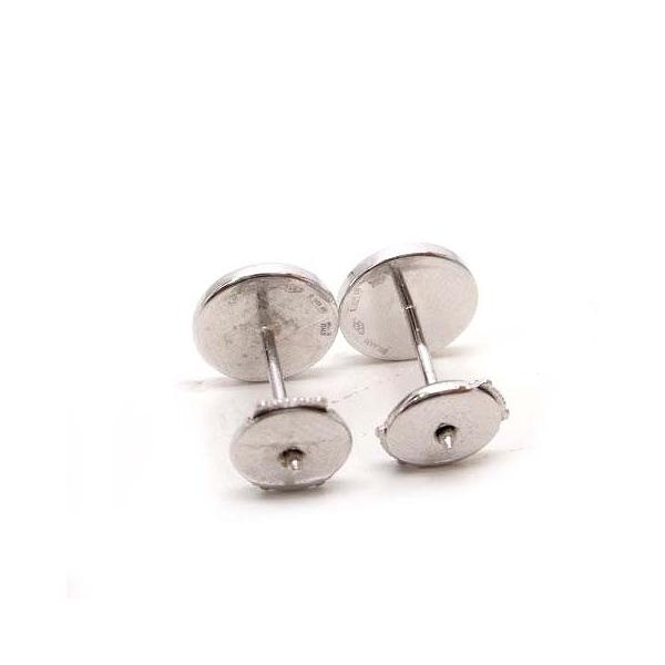 中古 ピンバッジ ブルガリ Bvlgari ピアス オニキス ピンバッジ オニキス サークルロゴ ホワイトゴールド 750刻印 Bvlgari メンズ レディース ベクトル 古着 122 902005220017 ブランド古着販売のベクトル