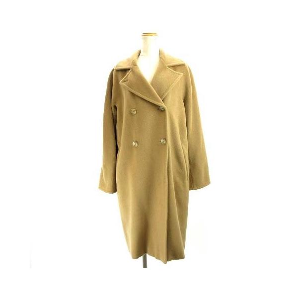 中古 Pコート キャメル マックスマーラ Max Mara 白タグ チェスターコート Pコート ロングコート ファッション ウール カシミヤ イタリア製 キャメル 38 約m レディース ベクトル 古着 122 902006120003 ブランド古着販売のベクトル