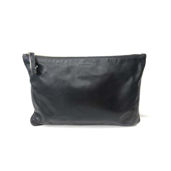 くつろぎカフェタイム ジルサンダー：レザー ブリーフケース／クラッチ