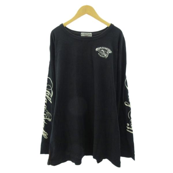 フラグスタフ FLAGSTUFF 大きいサイズ Tシャツ ロンT ロゴ 刺繍