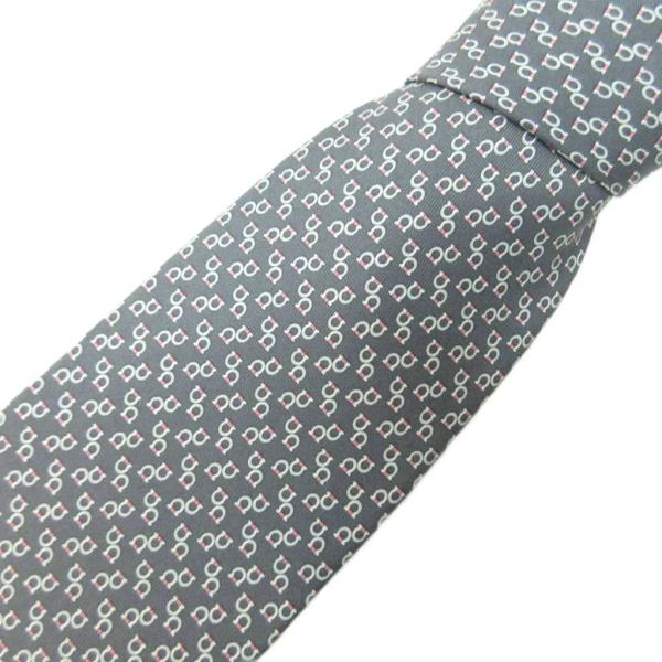 新品タグ付き サルヴァトーレフェラガモ ネクタイ ハイブランド ガンチーニ ロゴ サルバトーレフェラガモ Salvatore Ferragamo SALVATORE