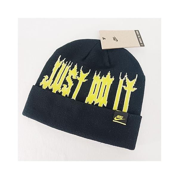 未使用品 ナイキ NIKE テラ ビーニー ニット帽 ニットキャップ ブラック 黒  メンズ レディース