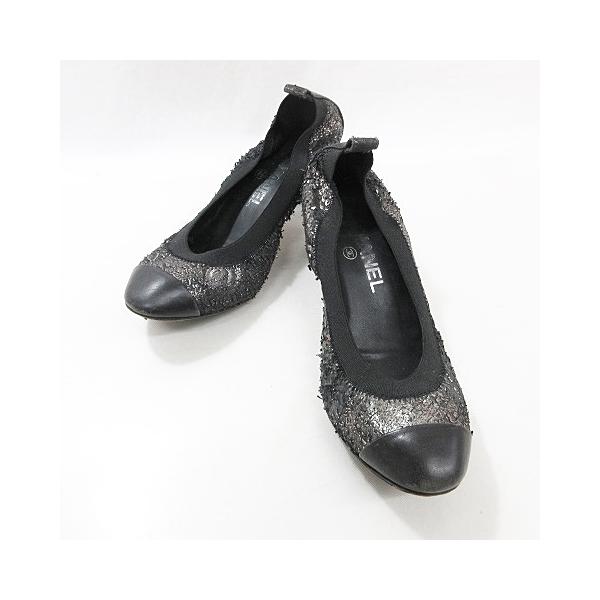 CHANEL（シャネル） パンプス バレエシューズ チャンキーヒール ココ