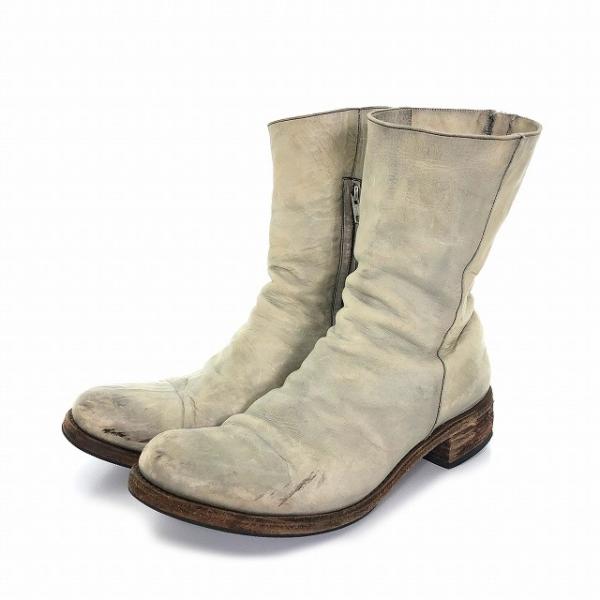 A 白 Diciannoveventitre A1923 ホースレザー その他ブーツ St3 ブーツ 43 ホワイト 白 ブーツ メンズ 中古 ベクトル 古着 140 ブランド古着販売のベクトル
