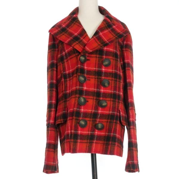 DSQUARED2 ディースクエアード 22AW チェック柄 ダブルブレスト DSQUARED2 ディースクエアード 22AW チェック柄 ダブルブレスト