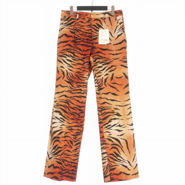 【中古】ディースクエアード DSQUARED2 22AW Rodie Pant アニマル柄 パンツ スラックス 38 ブラウン 茶 S75KB0300 DSQUARED2（ディースクエアード） DSQUARED2 22AW Rodie Pant アニマル