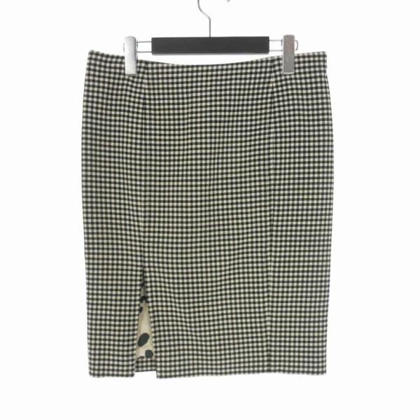 MARNI（マルニ） ブロックチェック タイトスカート 40 グレー