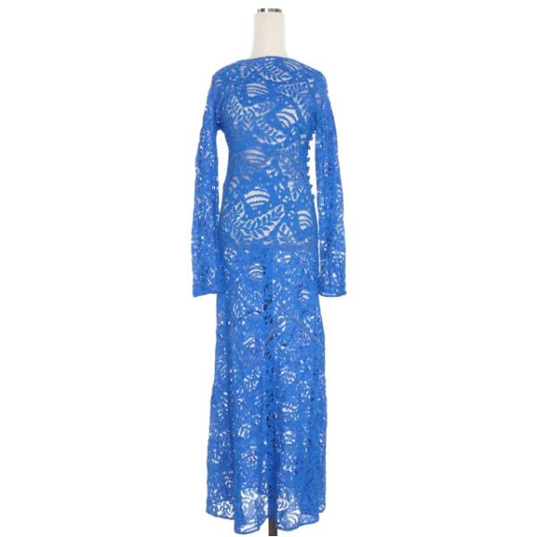 MARNI 未使用品 マルニ 22AW レース ロングワンピース ドレス 長袖 40