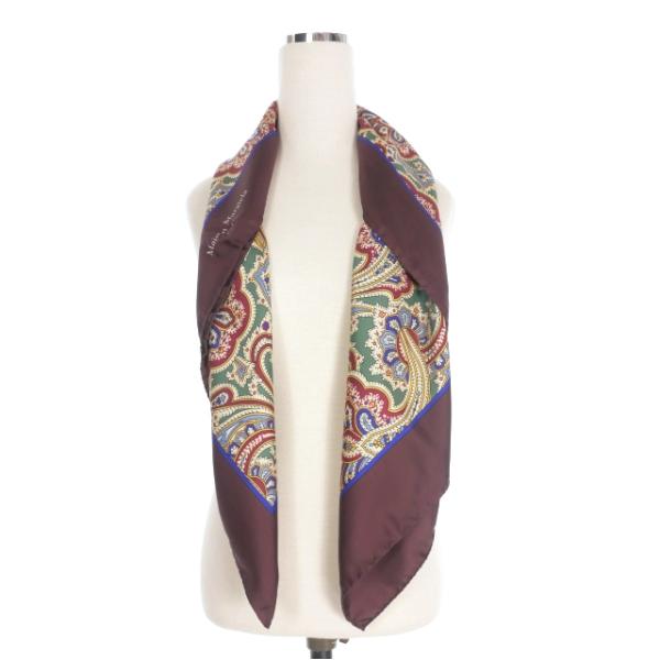 未使用品 メゾンマルジェラ Maison Margiela 22AW ペイズリー柄 シルク